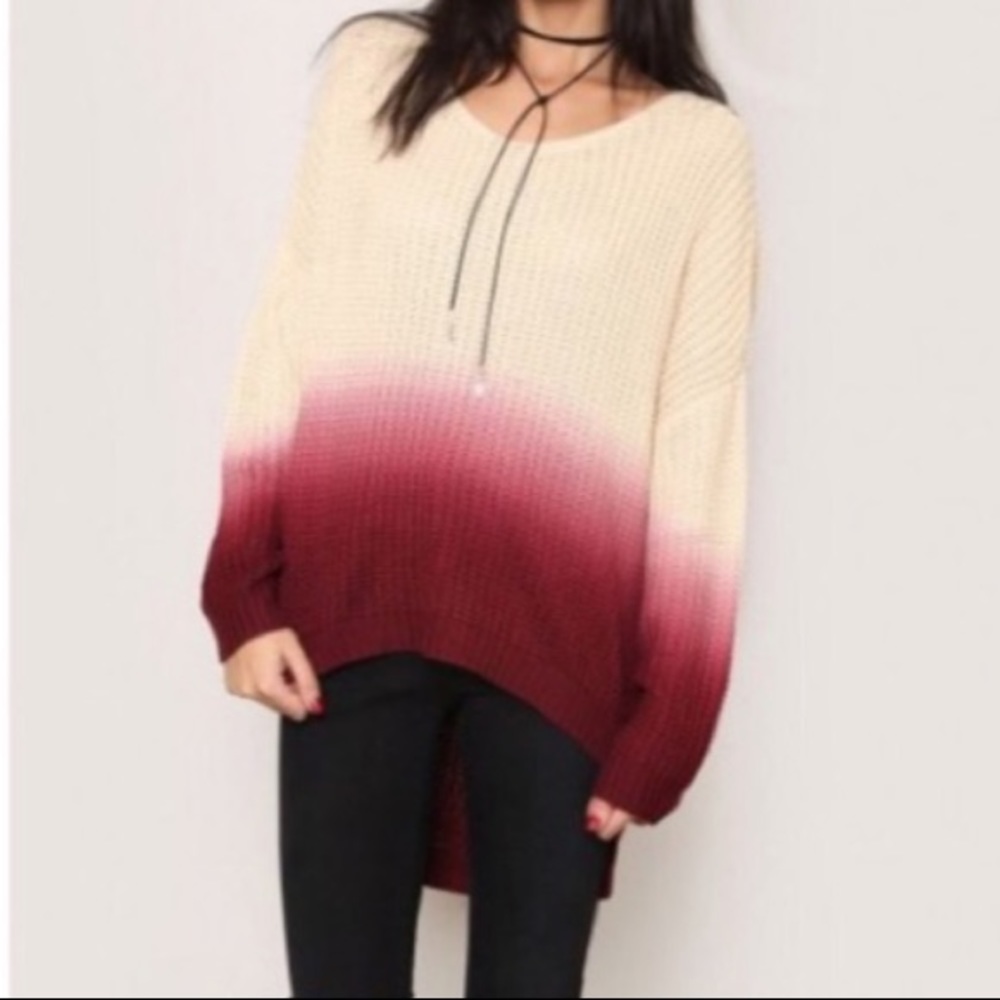 Ombré sweater
